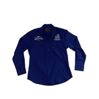 SANDY ROYAL FULL BUTTON WORK SHIRT LADIES