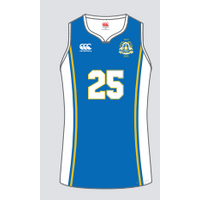 (2026) 1ST BASKETBALL SINGLET BLUE