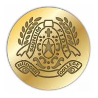 NC CREST ROUND METAL METALLIC DISC
