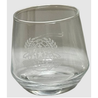NC Crest Engraved Glass
