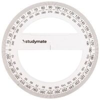 PROTRACTOR 360 DEG 10cm