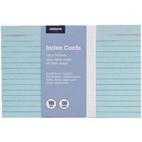 INDEX CARDS 152 X 102MM (LINED)