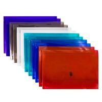 POLY WALLET FOOLSCAP WITH CLOSURE