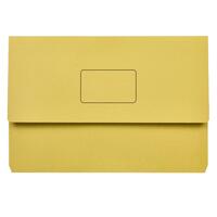 DOCUMENT WALLETS YELLOW