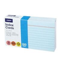 INDEX SYSTEM CARDS 127 X 76 MM 