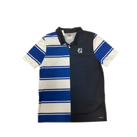 SUPPORTER POLO BUTCHER STRIPE + NAVY (M)